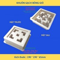 Khuôn gạch bông gió 200*200*65mm Hoa Nghinh