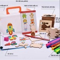 Khuôn gỗ tập vẽ cho bé