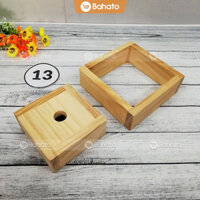 Khuôn gói bánh chưng thông minh 13cm - 12cm - 11cm cỡ trung bằng gỗ thông - Thương hiệu Bahato