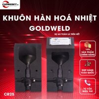 Khuôn Hàn Hoá Nhiệt GOLDWELD Liên Kết 1 Đầu Cọc Và 3 Đầu Cáp Chất Liệu Graphite Bền Bỉ CR25