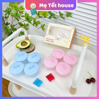 khuôn hấp bánh cho bé ăn dặm 🍀TẶNG CHỔI SILICON QUÉT DẦU🍀 khuôn hấp trứng, làm bánh flan, pudding cho bé