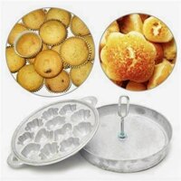 Khuôn làm bánh bông lan bằng gang 12 cái (chống dính)