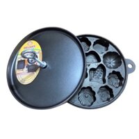 Khuôn Làm Bánh Bông Lan, Bánh Thuẩn Gang Chống Dính Dày Cao Cấp Dragon