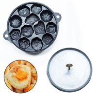 Khuôn Làm Bánh Bông Lan Nướng Chống Dính 12 Bánh [ CHỐNG DÍNH TỐT ]