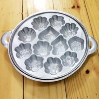 Khuôn làm bánh bông lan tạo 12 hình tiện dụng