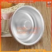 Khuôn Làm Bánh Chiffon Nhôm Tròn Đế Liền