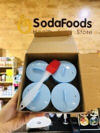 Khuôn làm bánh Flan, hấp trứng cho bé hình động vât ( kèm chối Silicon quét dầu)