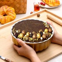 Khuôn làm bánh hình hoa hồng FLASHPULSE, Khuôn làm bánh phô mai bằng nhôm đúc dày, Phụ kiện nhà bếp Khuôn tráng miệng 3D chống dính hai mặt Valentine 's