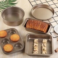 Khuôn Làm Bánh, Khay Nướng Bánh Chống Dính Bằng Thép Carbon Cao Cấp