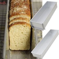 Khuôn làm bánh mì hình chữ nhật NEDFS, Chảo nướng cạnh hoạt động chống dính, Hợp kim nhôm dày hữu ích Hộp bánh mì nướng phẳng bền tại nhà