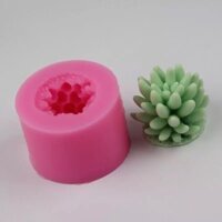 Khuôn làm bánh rau câu silicone 4D sen đá chuỗi ngọc to