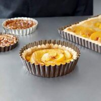 Khuôn Làm Bánh Tart Quiche, Thép Chống Dính, Gobel (Pháp)💥Đáy Rời 15cm x 3.81cm