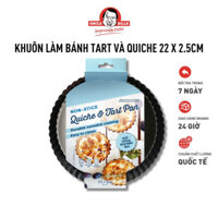 Khuôn Làm Bánh Tart và Quiche UNCLE BILLS Chất Liệu Chống Dính Tiện Lợi Sử Dụng 22 X 2.5cm - KC0477