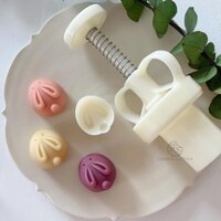 Khuôn Làm Bánh Trung Thu Bằng Nhựa ABS Hình Thỏ / Dứa 3D 20g / 50g
