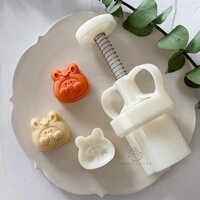 Khuôn Làm Bánh Trung Thu Hình Thỏ Đậu Xanh 3d Áp Suất 20g