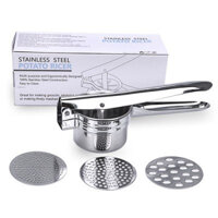 Khuôn làm bún, bánh canh, bánh lọt, sợi mì, ép chả cá inox 3 vỉ thay thế full box