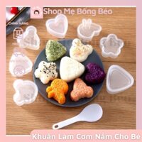 Khuôn Làm Cơm Nắm Cho Bé Ăn Dặm Sáng Tạo Ngộ Nghĩnh
