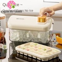 Khuôn làm đá viên GIỚI HẠN NĂNG LƯỢNG, 1 / 2 lớp có nắp Hộp làm đá, Tủ lạnh nhanh di động Hộp đựng đá dung tích lớn Đồ uống làm lạnh