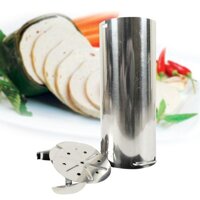 Khuôn làm giò chả bằng inox không gỉ loại 1kg 2kg Khuôn đúc giò bằng tay tại gia đình Khuon lam gio cha bang inox khong gi loai 1kg 2 kg Khuon duc gio bang tay tai gia dinh