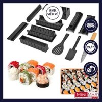 Khuôn Làm Sushi Bộ Dụng Cụ Làm Sushi 10 Món Chế Biến Món Sushi (KHÔNG DAO)