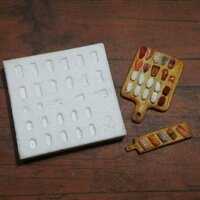 Khuôn nặn đồ ăn bằng đất sét dùng cho nhà búp bê dollhouse