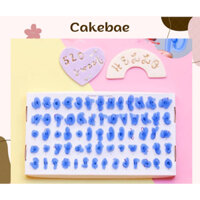 Khuôn nhấn chữ chìm (cỡ chữ nhỏ)