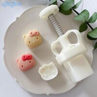 Khuôn Nhựa Làm Bánh Trung Thu Hình Mèo Hoạt Hình diy