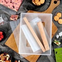 Khuôn nhựa làm kẹo Nougat 60 viên , dùng để làm mứt, kẹo hạt sữa, trái cây sấy