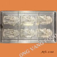 Khuôn nhựa socola thần phúc lộc tài (2188)