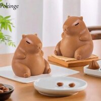 Khuôn Pudding POKINGE, Khuôn thạch Capybara có thể tái sử dụng bằng silicon, Dụng cụ làm bánh thạch cao Khuôn nến 3D dễ thương Trang trí nội thất