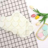 Khuôn Resin, Khuôn Xà Phòng Handmade 24 Hình Trái Tim