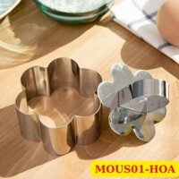 Khuôn RING Mousse Nhấn Cookies Cutter Dụng Cụ Làm Bánh Quy - MOUS01 - HÌNH HOA