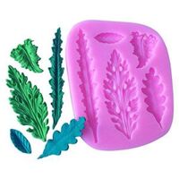 Khuôn silicon 4D 5 chiếc lá