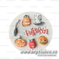 Khuôn silicon 4D 7 mô hình Halloween
