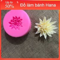 Khuôn silicon 4D Hoa súng 7cm