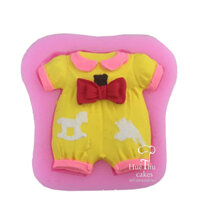 Khuôn silicon Bộ Đồ Baby làm bánh rau câu 3D 4D nhấn xôi, fondant, socola, nến hanmade