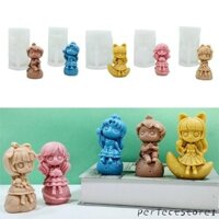 Khuôn silicon búp bê 3D hoàn hảo để làm khuôn xà phòng thạch cao Trang trí nội thất