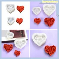 Khuôn Silicon Chất Lượng inste Tạo Hình Trái Tim Hoa Hồng Xà Phòng Ngọt Ngào Hoặc Handmade Thích Hợp Cho Sự Kiện Đặc Biệt