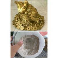 Khuôn Silicon cụ cóc Phong thủy 10cm - khuôn con cóc