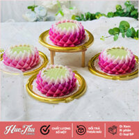 Khuôn silicon Đài Sen Lớn 12/14cm nhấn xôi hoa đậu, làm bánh rau câu, khuôn chè trôi nước, mâm cúng thôi nôi