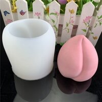 Khuôn silicon đào và tuổi thọ lớn 3D, dụng cụ trang trí bánh nướng lật đường, khuôn kem mousse