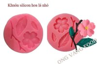 Khuôn silicon đổ socola hoa lá nhỏ