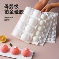 Khuôn Silicon Hình Cầu Handmade Chocolate Kẹo Tròn Ba Chiều Món Tráng Miệng Pháp Mousse Bánh Nướng Khuôn