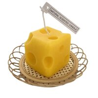 Khuôn silicon hình phô mai khối vuông làm nến, rau câu, pudding - nguyenlieutrasuapsi