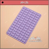 Khuôn silicon kẹo chip Khúc Xương (vỉ 65 hình) làm kẹo dẻo, chip chip, rau câu mini, thạch trà sữa