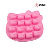 Khuôn Silicon Làm Bánh 16 Hình Mèo Hello Kitty