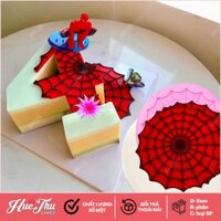 Khuôn silicon Mạng Nhện 16cm nhấn xôi hoa đậu, làm bánh rau câu, khuôn chè trôi nước, mâm cúng thôi nôi