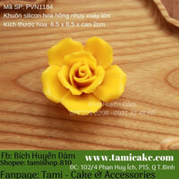 Khuôn silicon rau câu 4D tạo hình hoa hồng