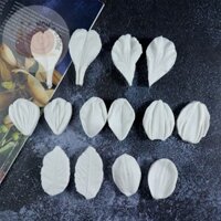Khuôn silicon rau câu, pudding, thạch, socola - Bộ 8 lá - phụ kiện trang trí bánh kem phụ kiện bánh sinh nhật