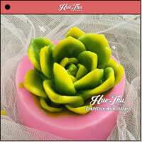 Khuôn silicon Sen Đá Hoa Hồng 5.8cm (số 6) làm bánh rau câu 3D 4D nhấn xôi, fondant, socola, nến hanmade